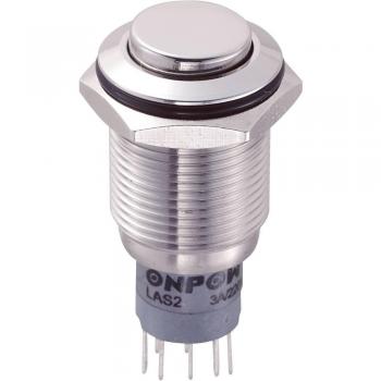 TRU COMPONENTS 701920 LAS2GQH-22/S/P Vandalismusgeschützter Drucktaste (LAS2GQH-22/S/P)