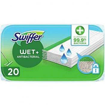 Swiffer Wet Wischtücher Antibakteriell Nachfüllpackung, 20er