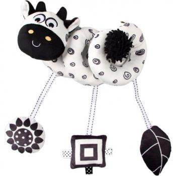 Plush Baby Rattle with Bell for Crib