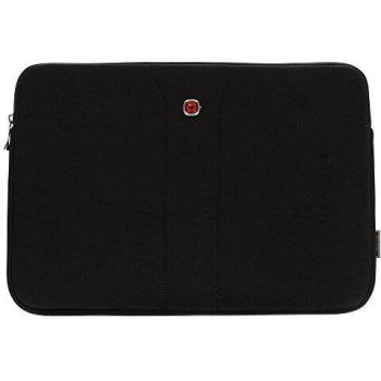 Wenger Legacy Padded Laptop Sleeve (15.6, ShockGuard Protection, Black, 4 Liters)