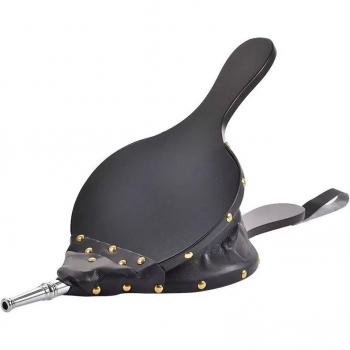 Souffleur d’air en cuir – briquet et coin de feu