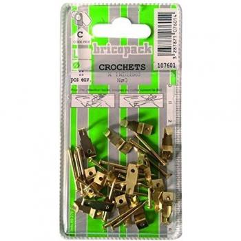 Crochet pour tableau n°0 (blister de 15 pièces)