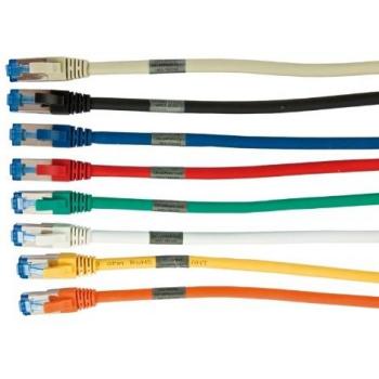 Patchkabel RJ45, CAT6A 500Mhz, 25m, weiß, S-STP(S/FTP), AWG26, LSZH, Synergy 21