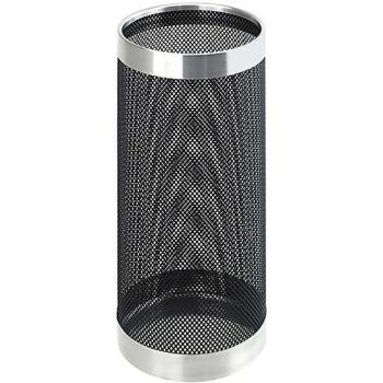 Soporte para paraguas V-Part negro y cromado