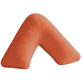 Snug City Fuzzy Bear Pillow in Orange