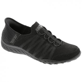 Women’s Breathable Roll‑Slip Trainers – Black, 9W