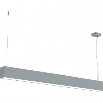 Lámpara Pendiente Lumicom 24W Metal Gris 4000K