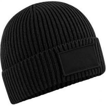 Beechfield B442R Men's Beanie in Black