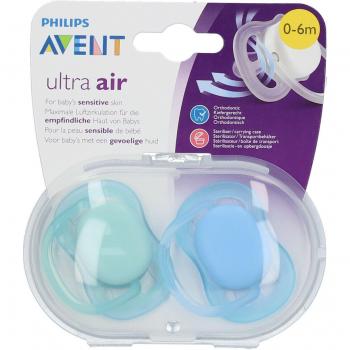 Avent Succionnaire Ultra Air Orange/Rose 0-6M (2 pièces)