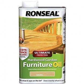 Ronseal Hardwood Furniture Oil Natural Clear 1L
