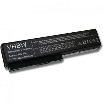 Pack d’énergie 4400 mAh, 11,1 V – Batterie noire universelle FUJITSU‑SIEMENS / GIGABYTE / GERICOM / LG