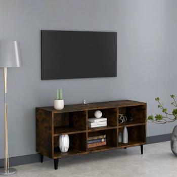 Mesa de TV con patas de metal vidaXL (103,5x30x50 cm)