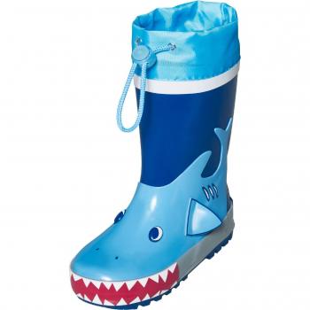 Stivaletti da pioggia per bambini Playshoes in gomma Squalo