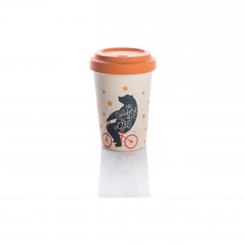 Cycling Bear Bamboo Blend Tumbler