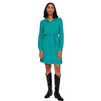 Camicia dress midi con cintura verde Femmine VILA