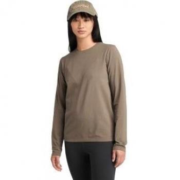 Maglietta Timberland a maniche lunghe biscotto di nocciola