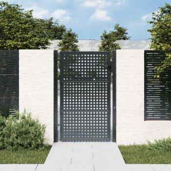 Portail de Jardin Anthracite 105 x 125 cm Maison Exclusive Limited