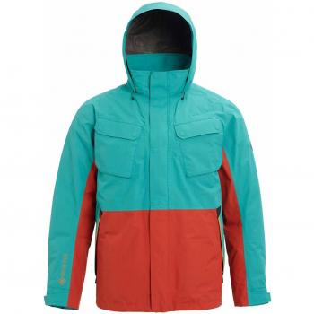 Herren Burton Edgecomb 3‑IN‑1 (Green‑Blue Slate) – Größe M, Gore‑Tex Insulator