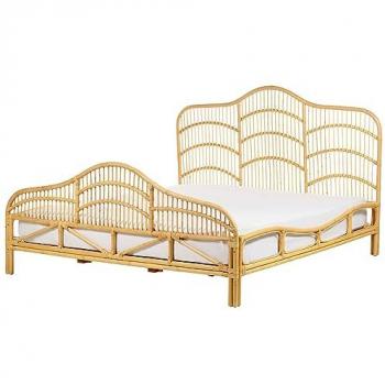 Cadre de lit en rattan 180x200 cm