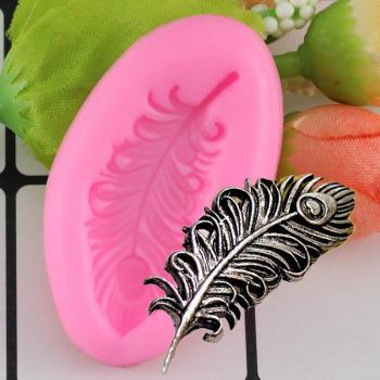 Feather Silicone Cake Decorating Mold