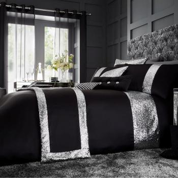 Sumptuous Glamorous Duvet Cover Set in Black