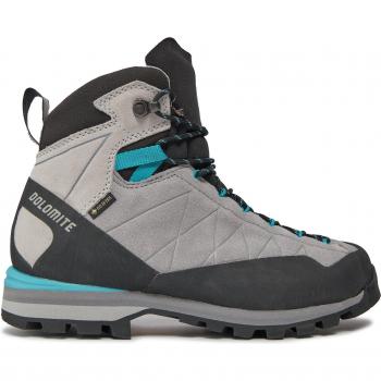 Feminino Dolomite Crodarossa Gris y Azul Capri GTX
