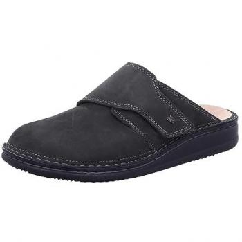 Finn Comfort Pantolette Flach Dunkelgrau 41