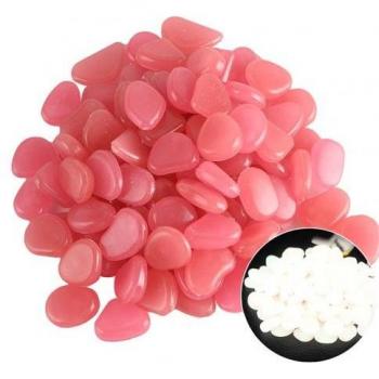 10Pcs Luminous Artificial Stones for Aquatic and Garden Decor