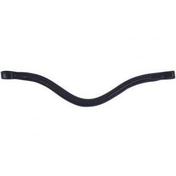 Collegiate Stirnband „Erhoben“ aus Leder – 100 % Braun, Volles Design