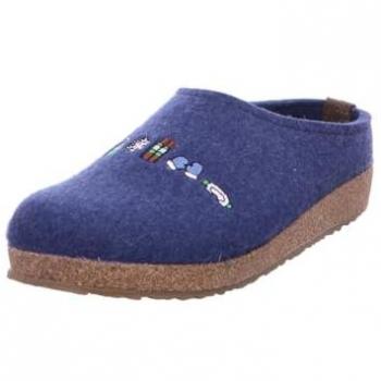 Grizzly Scarpe da Sfreccia Tappeto Haflinger Blu 42 Unisex