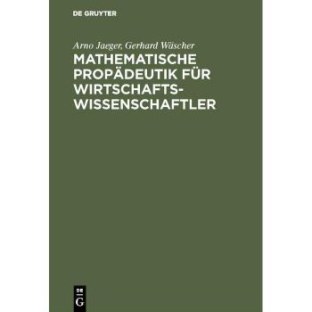 Vitalsource Technologies, Inc. Mathematische Prop?deutik f?r Wirtschaftswissenschaftler