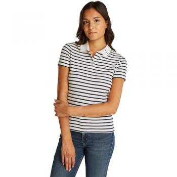 Polo Tommy Jeans DW0DW20160 Blu Scuro Slim Fit – Manica Corta Essential