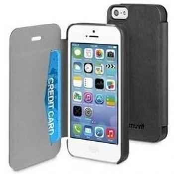 IPhone 5/5S Schwarz: MUVIT Schutzhülle MUEAF0161