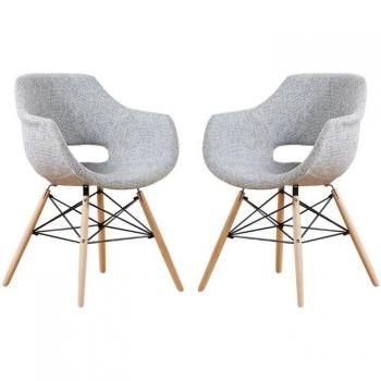 Set Poltrone da Pranzo Olivia Eiffel in Tessuto – 1 pezzo