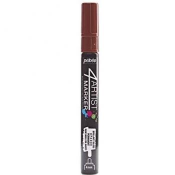 Pebeo 4 mm Oil Marker – Brown, Opaque, Artist Grade