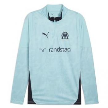 Puma OM Herren Sportpullover 1/4 Zip blau L