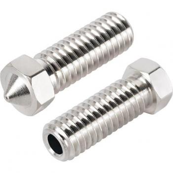 KINGROON 2pcs Brass M6 Thread Nozzles for 3D Printing