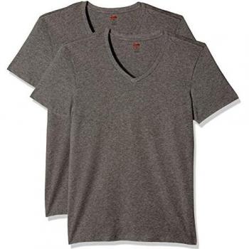 Levi's 200Sf V-Neck 2P, Ropa Interior para Hombre, Gris, Large
