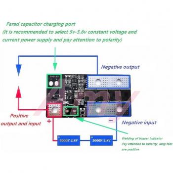 18650 Battery Spot Welding Circuit for Capacitors