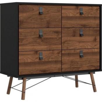 ANDAS Aufbewahrungskommode Ry, Sideboard mit 6 Schubladen