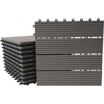 WPC Terrazzo Grigio 30x30 cm Clip