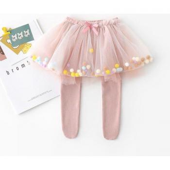 Jupe en coton pour bébé fille avec leggings