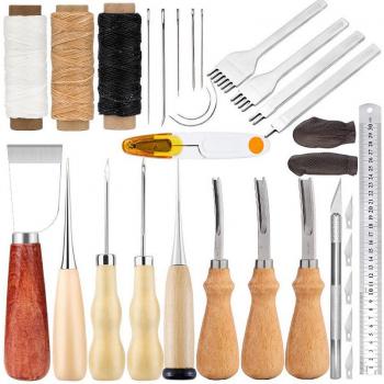 LMDZ DIY Lederarbeitswerkzeug Set