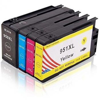 Cartuchos de tinta de alto rendimiento para HP 950XL 951XL