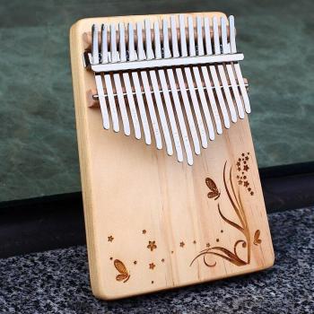 KERUS Handkalimba 17 Tasten – Kompaktes Mbira Fingerpiano für Einsteiger