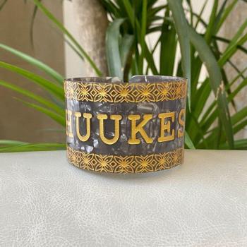 Meisjes Bloemenarmband met Gegraveerde Woorden