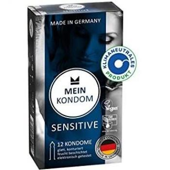 Sensitive 18cm Transparent Condom Collection