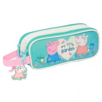 Doble Estuche Infantil Peppa Pig Pretty Flowers
