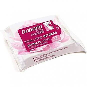 Essuie‑Intimes Babaria Rosa Mosqueta – 12 Lingettes
