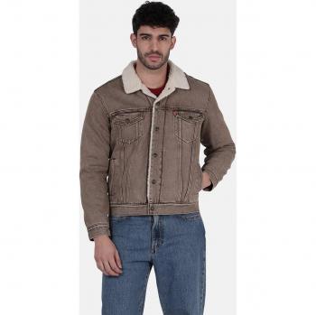 Levi's Sherpa Jeansjacke Herren XL braun